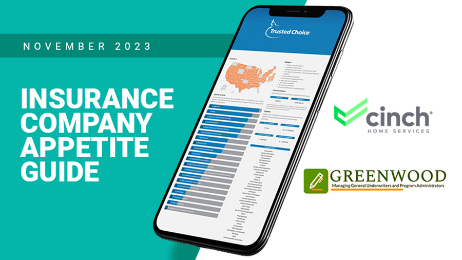 Your New Insurance Company Appetite Guide – November 2023
