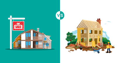 buy vs building a house